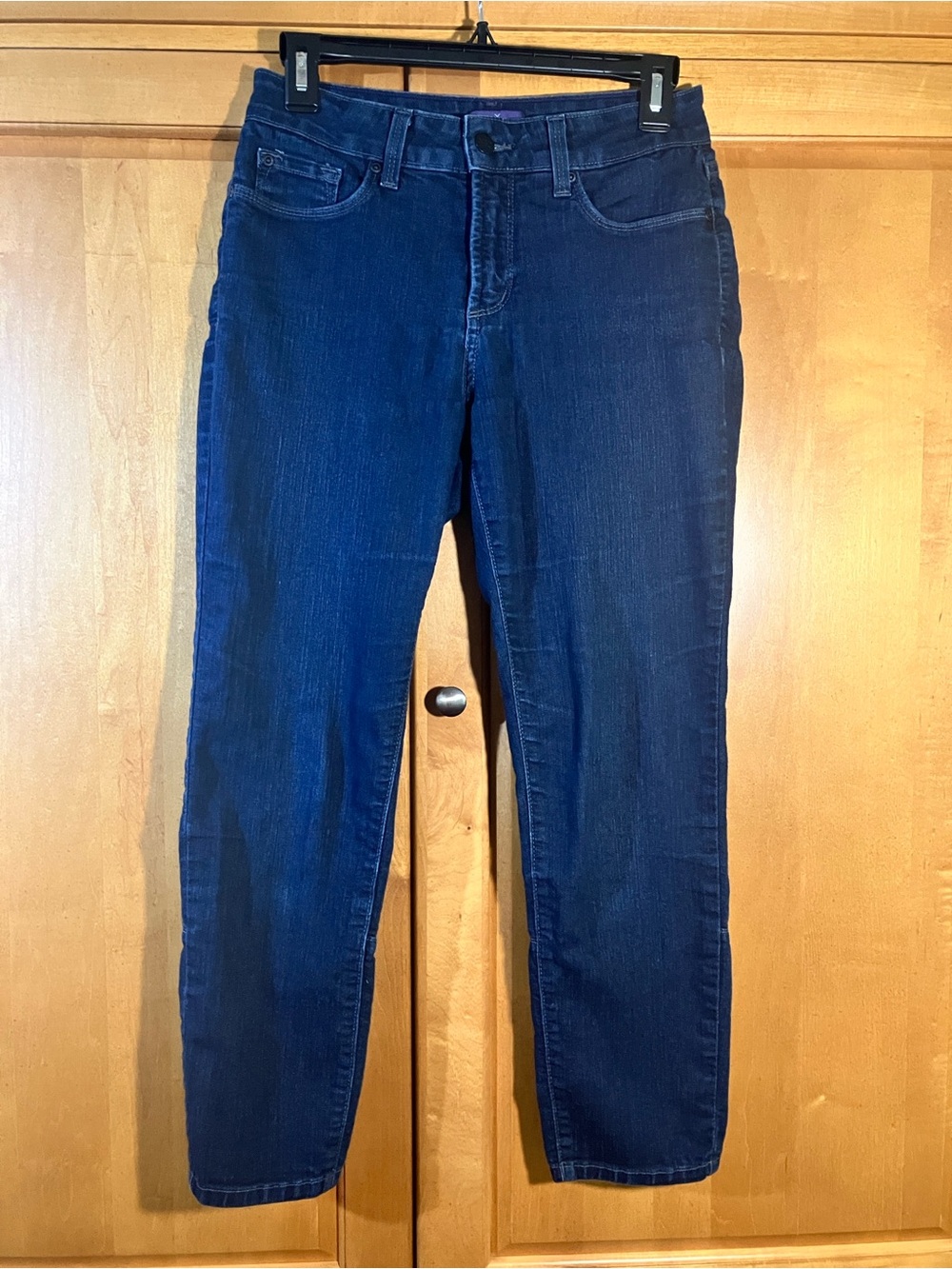 NYDJ Deep Indigo Slim Straight Jeans